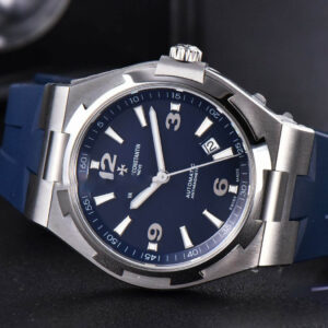 Overseas 47040 MKF 42MM Blue Dial Rubber Strap 9015 - Image 5