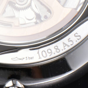Master Ultra Thin Moonphase 1368420 APSF 39MM Black Dial Leather Strap SA925 - Image 4