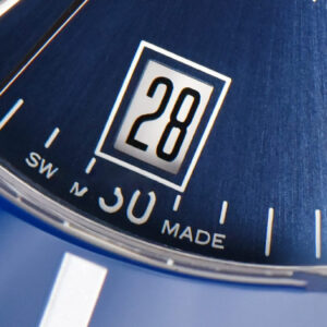 SuperOcean Heritage II GF 42MM Blue Dial Blue Bezel SS bracelet A2824 - Image 5