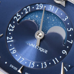 Master Ultra Thin Moonphase 1368480 APSF 39MM Blue Dial Leather Strap SA925 - Image 20