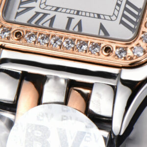 Panthère Secrete Ladies 22mm SS/RG BVF White Dial Diamond Bezel SS/RG Bracelet Ronda Quartz - Image 9