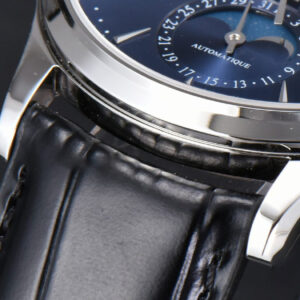 Master Ultra Thin Moonphase 1368480 APSF 39MM Blue Dial Leather Strap SA925 - Image 23