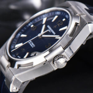 Overseas 47040 MKF 42MM Blue Dial Leather Strap 9015 - Image 2