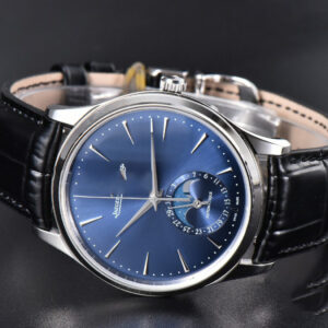 Master Ultra Thin Moonphase 1368480 APSF 39MM Blue Dial Leather Strap SA925 - Image 26