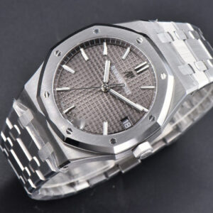 Royal Oak 15500 APSF 41MM Gray Textured Dial SS Bracelet A4302 - Image 23