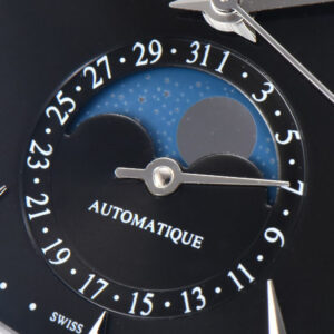 Master Ultra Thin Moonphase 1368420 APSF 39MM Black Dial Leather Strap SA925 - Image 15