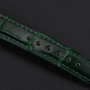 Happy Sport Automatic RG/SS 33mm HWF White Dial Green Leather Starp A2892 - Image 26