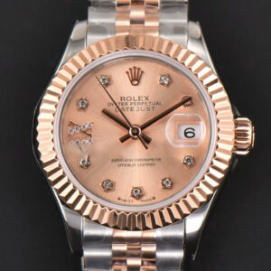 DateJust 28MM Ladies WF RG/SS RG Dial Diamond Marker Jubilee Bracelet A2236