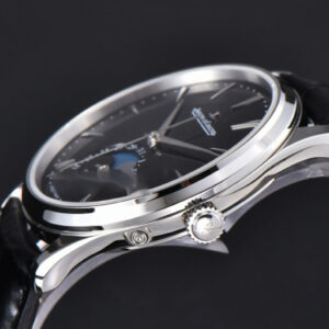 Master Ultra Thin Moonphase 1368420 APSF 39MM Black Dial Leather Strap SA925 - Image 18