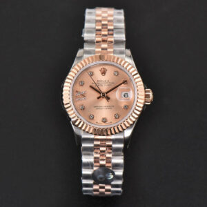 DateJust 28MM Ladies WF RG/SS RG Dial Diamond Marker Jubilee Bracelet A2236 - Image 2