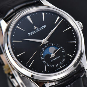 Master Ultra Thin Moonphase 1368420 APSF 39MM Black Dial Leather Strap SA925 - Image 19