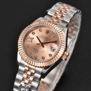 DateJust 28MM Ladies WF RG/SS RG Dial Diamond Marker Jubilee Bracelet A2236 - Image 4