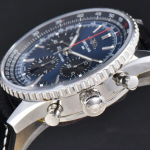 Navitimer B01 43mm BLSF Blue Dial Black Leather Strap A7750 - Image 24