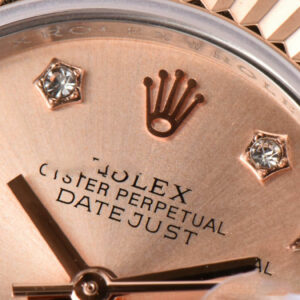 DateJust 28MM Ladies WF RG/SS RG Dial Diamond Marker Jubilee Bracelet A2236 - Image 5