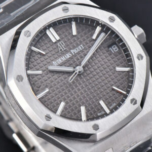 Royal Oak 15500 APSF 41MM Gray Textured Dial SS Bracelet A4302 - Image 30
