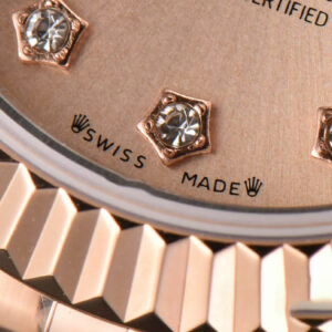 DateJust 28MM Ladies WF RG/SS RG Dial Diamond Marker Jubilee Bracelet A2236 - Image 8