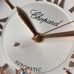 Happy Sport Automatic RG/SS 33mm HWF White Dial Brown Leather Starp A2892 - Image 12