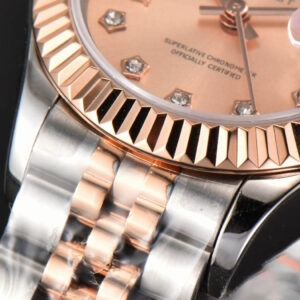 DateJust 28MM Ladies WF RG/SS RG Dial Diamond Marker Jubilee Bracelet A2236 - Image 10