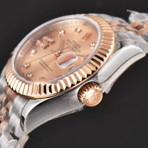 DateJust 28MM Ladies WF RG/SS RG Dial Diamond Marker Jubilee Bracelet A2236 - Image 11