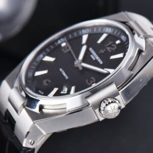 Overseas 47040 MKF 42MM Gray Textured Dial Rubber Strap 9015 - Image 6