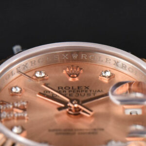 DateJust 28MM Ladies WF RG/SS RG Dial Diamond Marker Jubilee Bracelet A2236 - Image 13