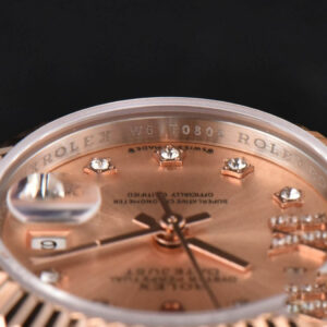 DateJust 28MM Ladies WF RG/SS RG Dial Diamond Marker Jubilee Bracelet A2236 - Image 14