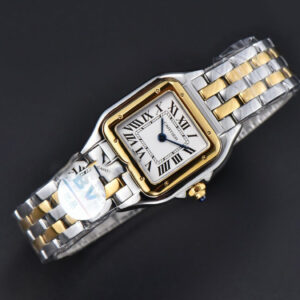 Panthère Secrete Ladies 22mm SS/YG BVF White Dial on SS/YG Bracelet Ronda Quartz - Image 4