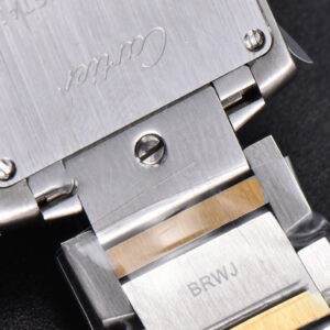 Tank Francaise Small 25.7mmx21.2mm 8848F Diamond Marker YG/SS Bracelet Quartz - Image 4