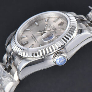 DateJust 28MM WF Silver Dial Lume Marker Jubilee Bracelet A2671 - Image 5