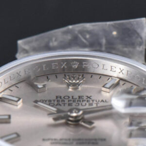 DateJust 28MM WF Silver Dial Lume Marker Jubilee Bracelet A2671 - Image 6