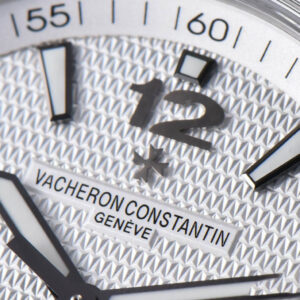 Overseas 47040 MKF 42MM White Textured Dial Leather Strap 9015 - Image 15