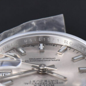 DateJust 28MM WF Silver Dial Lume Marker Jubilee Bracelet A2671 - Image 7