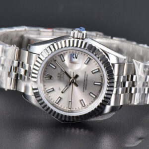 DateJust 28MM WF Silver Dial Lume Marker Jubilee Bracelet A2671 - Image 8