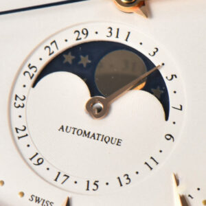 Master Ultra Thin Moonphase 1362520 ZF 39MM RG White Dial Brown Leather Strap A925 V3 - Image 4