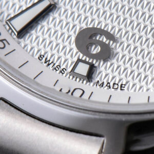 Overseas 47040 MKF 42MM White Textured Dial Leather Strap 9015 - Image 18