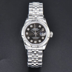 DateJust 28MM WF Gray Dial Diamond Marker Jubilee Bracelet A2671