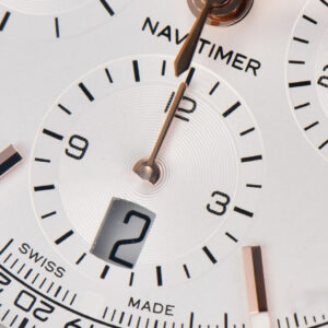 Navitimer B01 43mm BLSF White Dial Black Leather Strap A7750 - Image 22