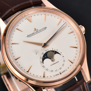 Master Ultra Thin Moonphase 1362520 ZF 39MM RG White Dial Brown Leather Strap A925 V3 - Image 8