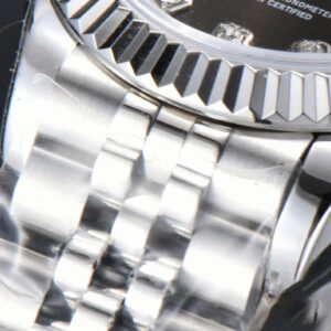 DateJust 28MM WF Gray Dial Diamond Marker Jubilee Bracelet A2671 - Image 5