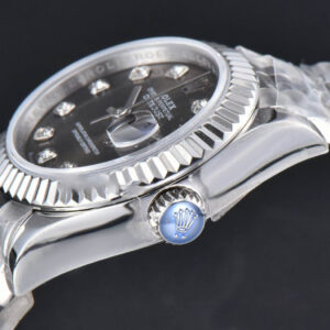 DateJust 28MM WF Gray Dial Diamond Marker Jubilee Bracelet A2671 - Image 6