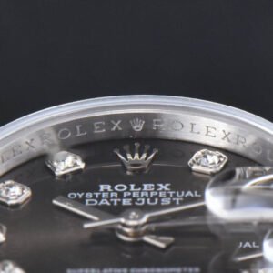 DateJust 28MM WF Gray Dial Diamond Marker Jubilee Bracelet A2671 - Image 7