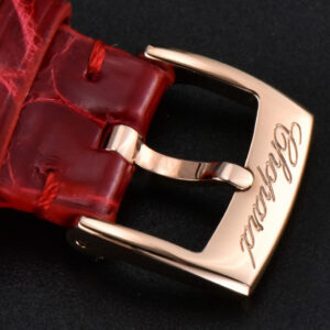 Happy Sport Automatic RG 33mm HWF White Dial Red Leather Starp A2892 - Image 16