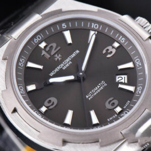 Overseas 47040 MKF 42MM Gray Dial Leather Strap 9015 - Image 13