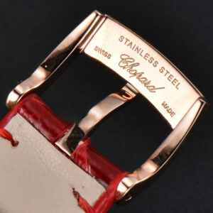 Happy Sport Automatic RG 33mm HWF White Dial Red Leather Starp A2892 - Image 17