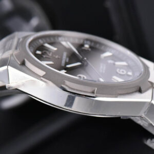 Overseas 47040 MKF 42MM Gray Dial Leather Strap 9015 - Image 14