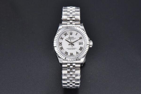 DateJust 28MM WF White Dial Lume Marker Jubilee Bracelet A2671