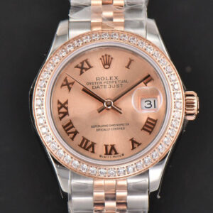 DateJust 28MM Ladies WF RG/SS Diamond RG Dial Roma Marker Jubilee Bracelet A2236