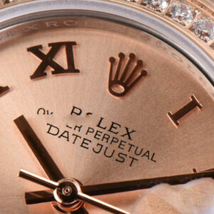 DateJust 28MM Ladies WF RG/SS Diamond RG Dial Roma Marker Jubilee Bracelet A2236 - Image 5