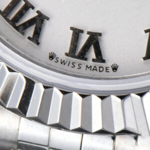 DateJust 28MM WF White Dial Lume Marker Jubilee Bracelet A2671 - Image 4