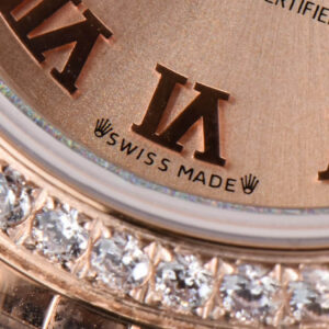 DateJust 28MM Ladies WF RG/SS Diamond RG Dial Roma Marker Jubilee Bracelet A2236 - Image 7